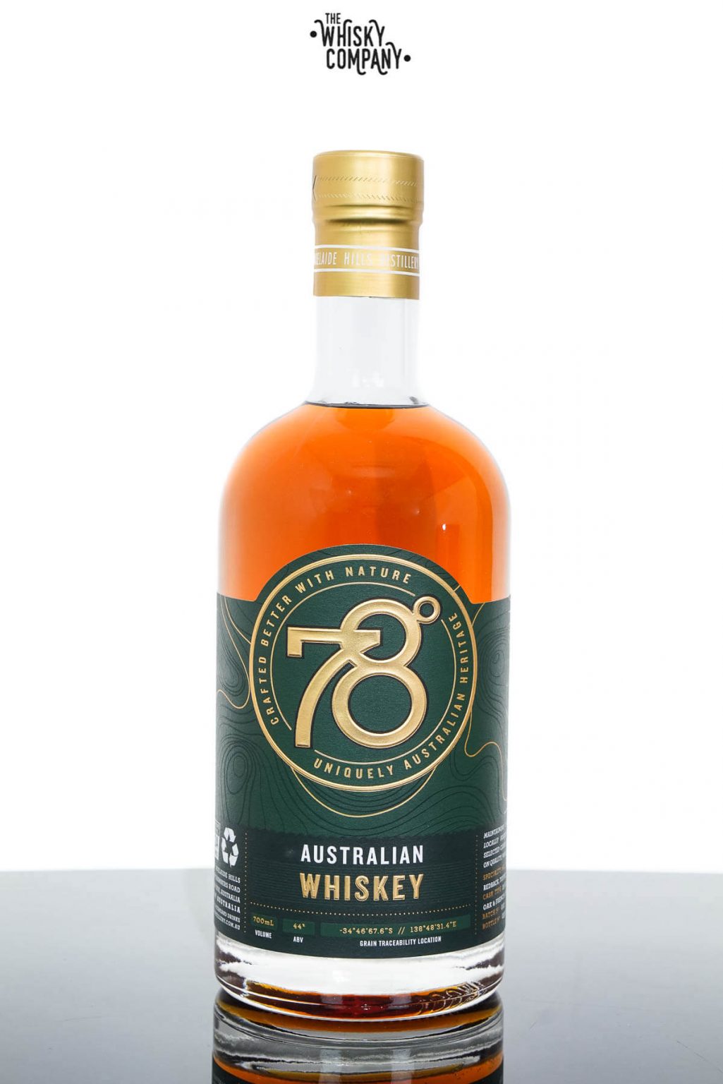 78 Degrees Australian Whiskey Adelaide Hills Distillery The Whisky