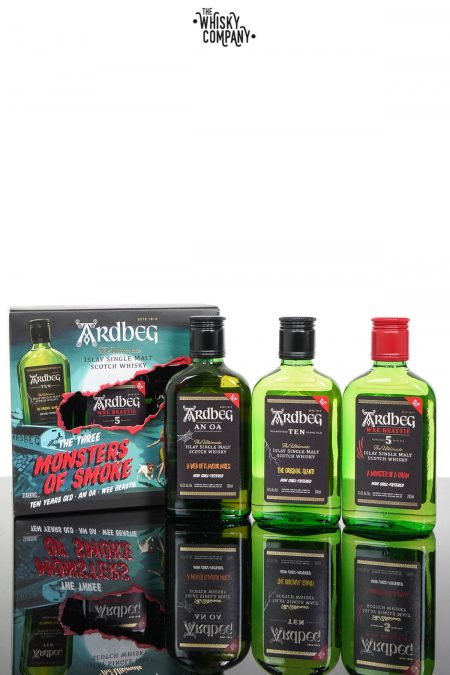 Ardbeg Monsters of Smoke Single Malt Scotch Trio Whisky Gift Pack