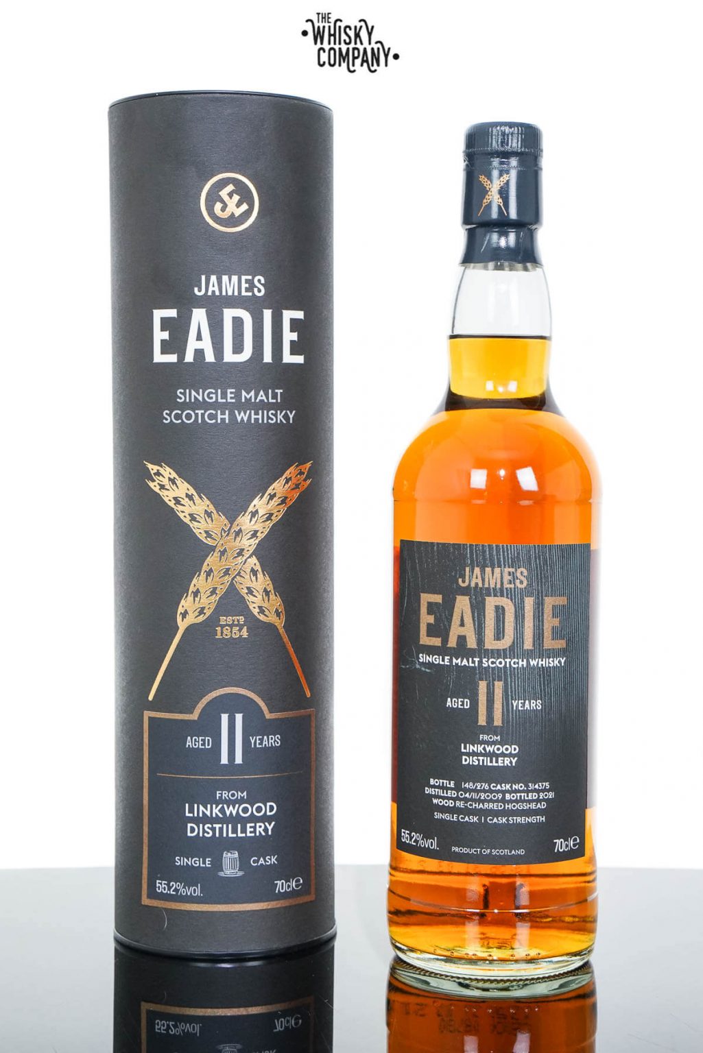 Linkwood 2009 Aged 11 Years Single Malt Scotch Whisky James Eadie