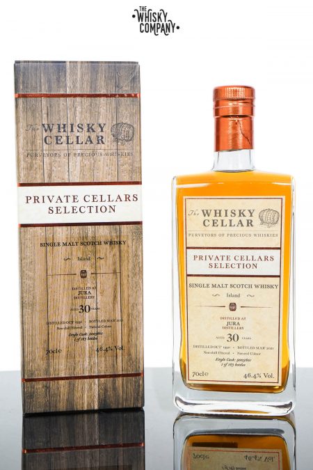 Jura 1990 Aged 30 Years Old Private Cellars Selection Single Malt Scotch Whisky - The Whisky Cellar (700ml)