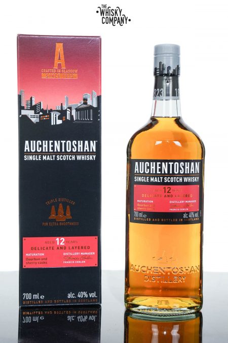 Auchentoshan Aged 12 Years Single Malt Scotch Whisky (700ml)
