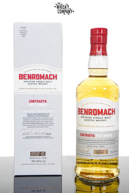 Benromach 2010 Contrasts Peat Smoke Speyside Single Malt Scotch Whisky (700ml)
