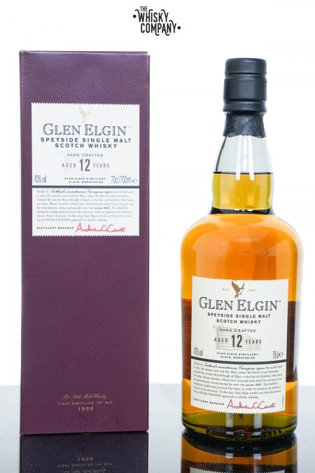 Glen Elgin 12 Years Old Speyside Single Malt Scotch Whisky (700ml)