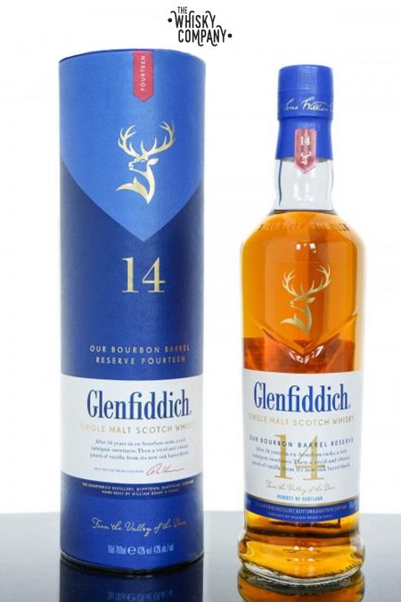 Glenfiddich 14 Years Old Speyside Single Malt Scotch Whisky (700ml)