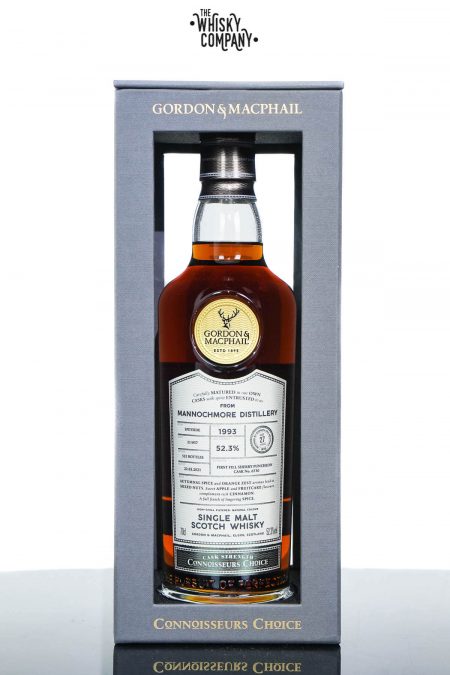 Mannochmore 1993 Aged 27 Years Connoisseurs Choice Single Malt Scotch Whisky - Gordon & MacPhail (700ml)