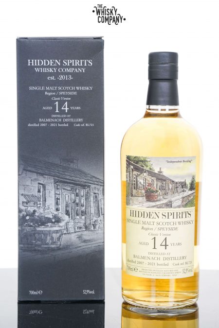 Balmenach 2007 Aged 14 Years Speyside Single Malt Scotch Whisky - Cask #BL721 Hidden Spirits (700ml)