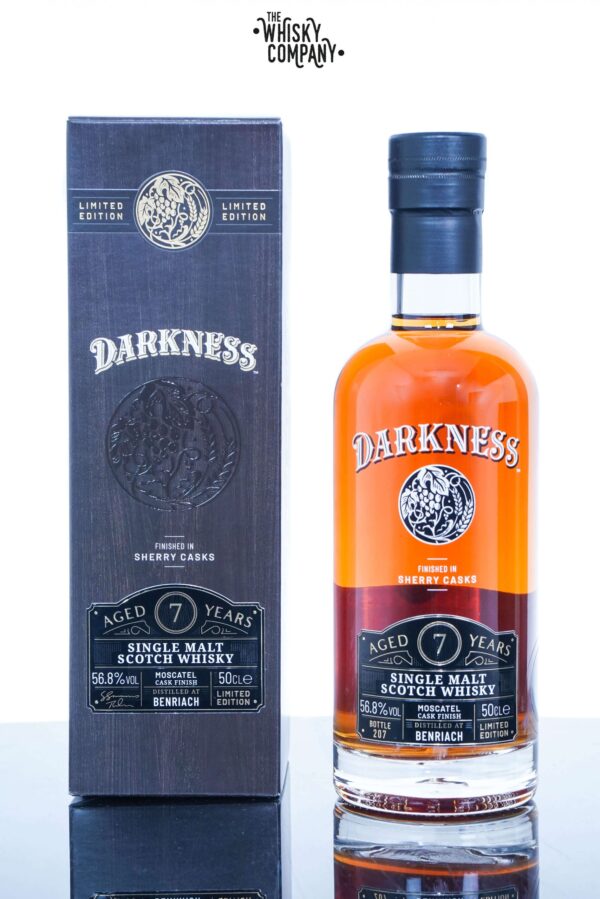 Benriach Aged 7 Years Moscatel Finish Single Malt Scotch Whisky - Darkness (500ml)