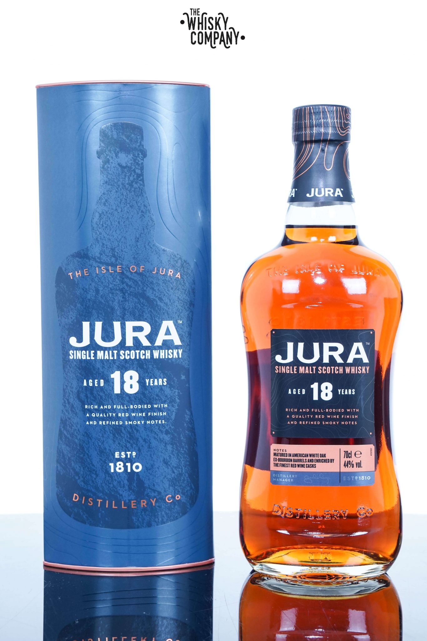 Jura Aged 18 Years Single Malt Scotch Whisky The Whisky Company