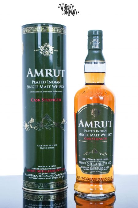 Amrut Peated Cask Strength Indian Single Malt Whisky (700ml)