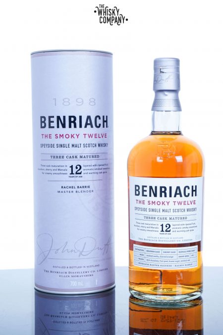 BenRiach The Smoky Twelve 12 Years Old Speyside Single Malt Scotch Whisky (700ml)