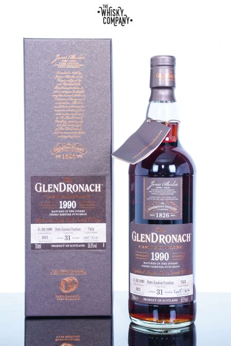 GlenDronach 1990 Aged 31 Years Single Malt Scotch Whisky - Batch 19 Cask No. 7423 (700ml)