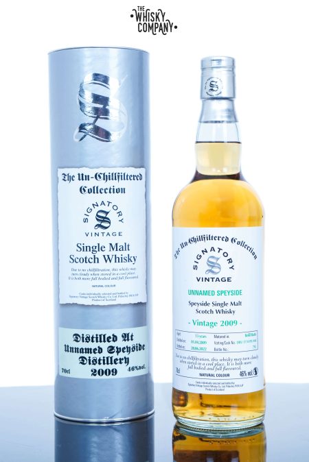 Unnamed Speyside 2009 Aged 13 Years Single Malt Scotch Whisky - The Un-Chillfiltered Collection By Signatory Vintage (700ml)