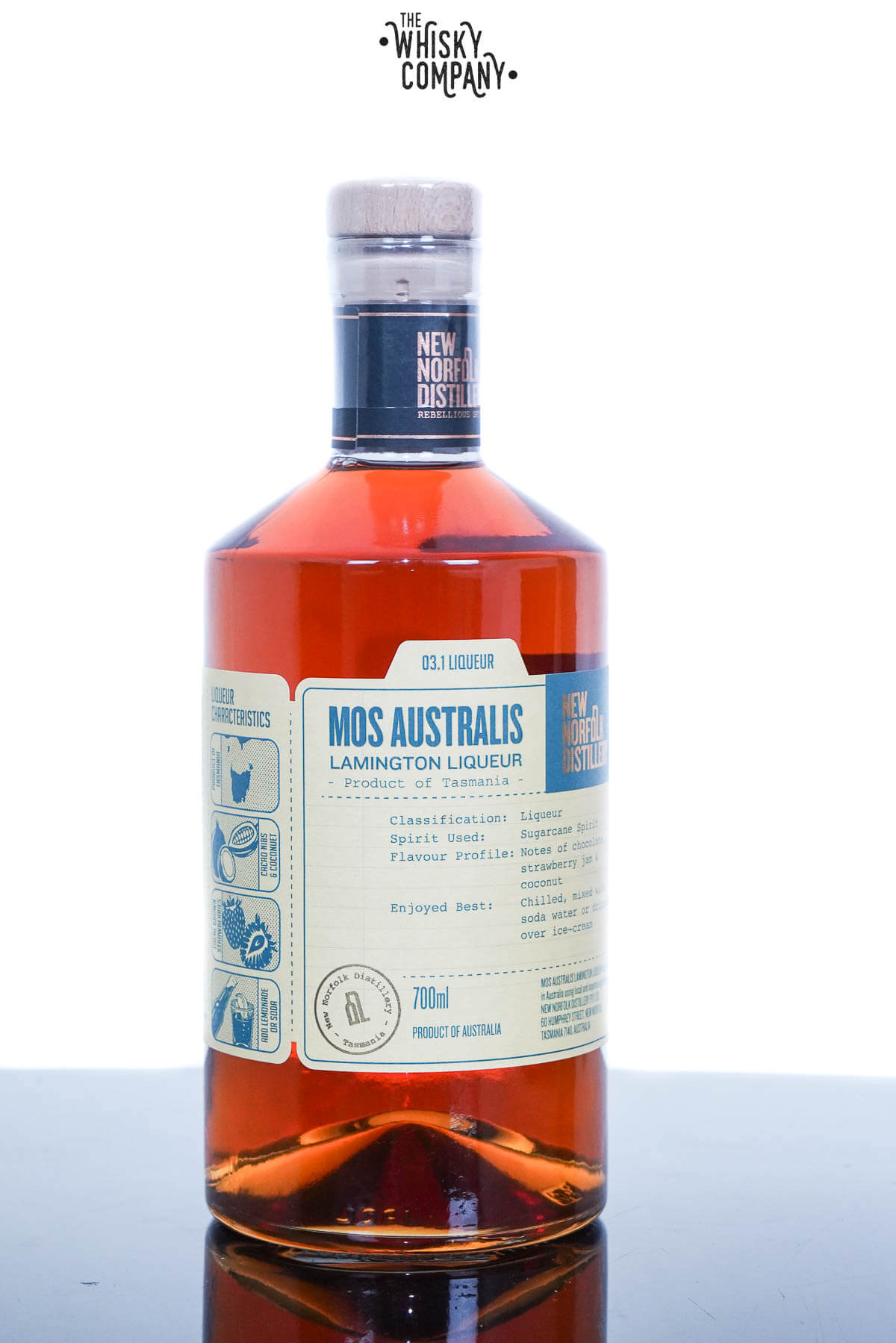 New Norfolk Mos Australis Lamington Liqueur (700ml)
