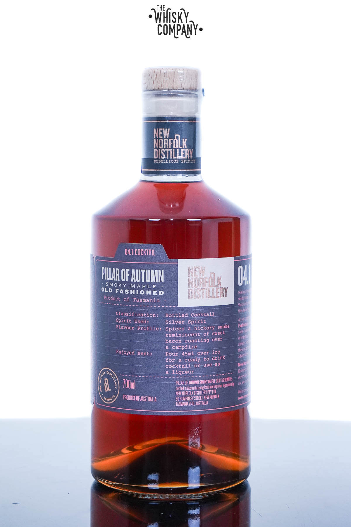 New Norfolk Pillar Of Autumn Smoky Maple Old Fashioned Liqueur (700ml)