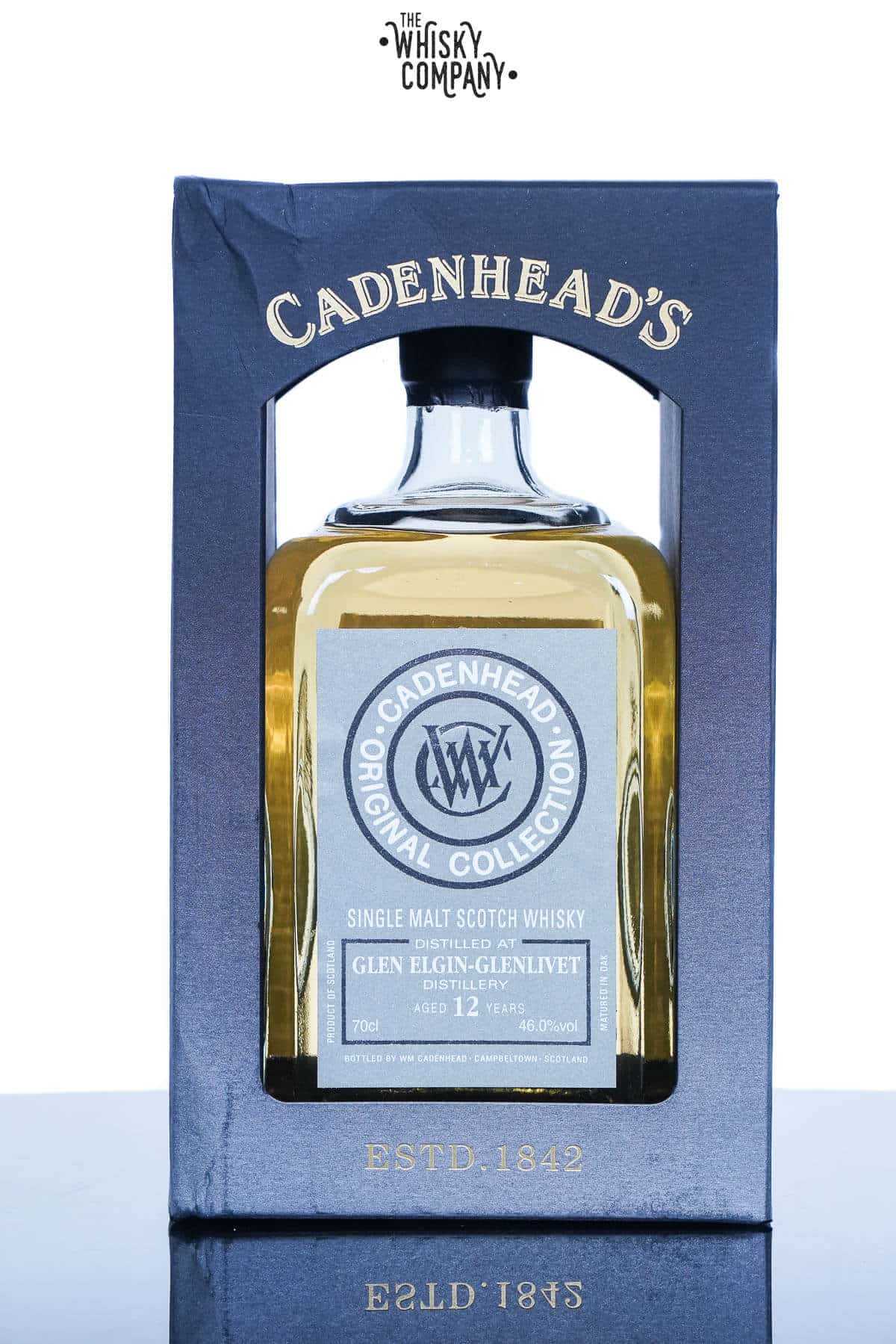 Glen Elgin – Glenlivet Aged 12 Years Origin Collection Single Malt Scotch Whisky – Cadenhead (700ml)