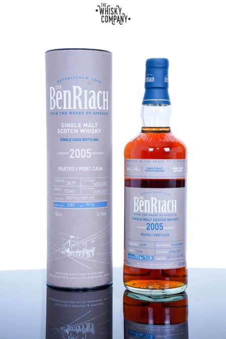 BenRiach 2005 Aged 12 Years Batch 14 Peated Port Cask Single Malt Scotch Whisky - Cask 2679 (700ml)