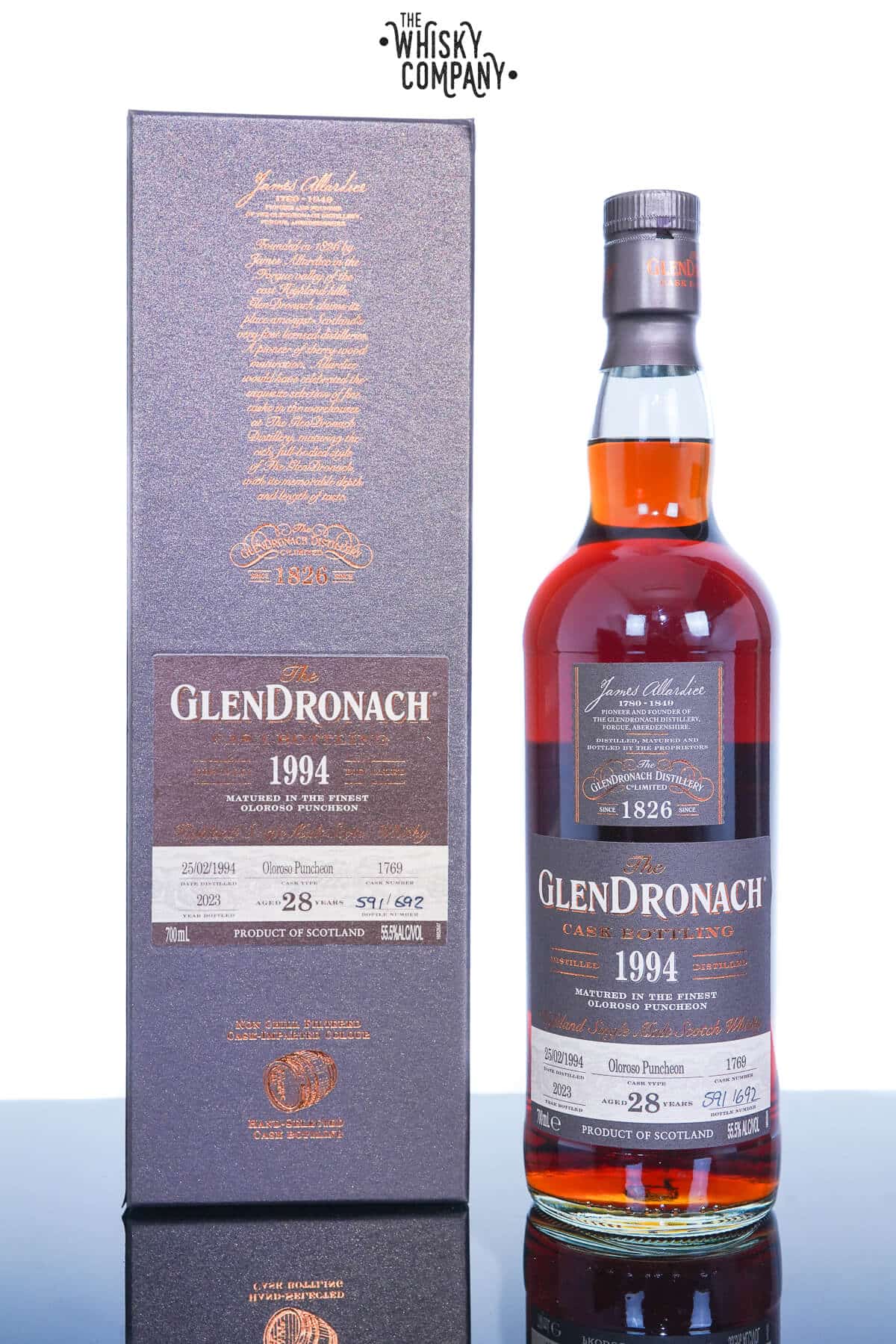 GlenDronach 1994 Aged 28 Years Single Malt Scotch Whisky – Australian Exclusive Cask No. 1769 (700ml)