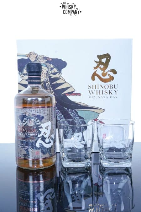 The Koshi-No Shinobu Pure Malt Japanese Whisky - Mizunara Oak Gift Pack (700ml)