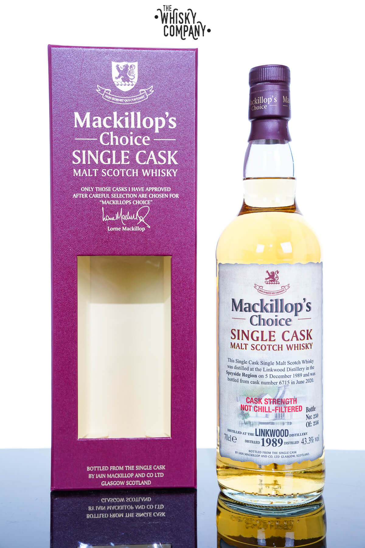 Linkwood 1989 Aged 30 Years Single Cask Single Malt Scotch Whisky – Mackillop’s Choice Cask 6715 (700ml)