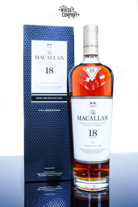 The Macallan 18 Years Old Sherry Oak Cask Single Malt Scotch Whisky (700ml)