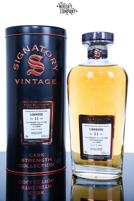 Linkwood 2012 Aged 11 Years Single Malt Scotch Whisky - Cask Strength Collection By Signatory Vintage (700ml)