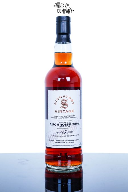Auchroisk 2010 Aged 13 Years Single Malt Scotch Whisky - 100 Proof Collection Signatory Vintage (700ml)