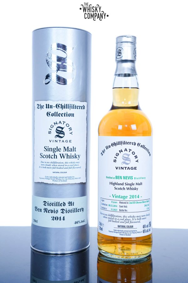Ben Nevis 2014 Aged 8 Years Single Malt Scotch Whisky - The Un-Chillfiltered Collection By Signatory Vintage (700ml)