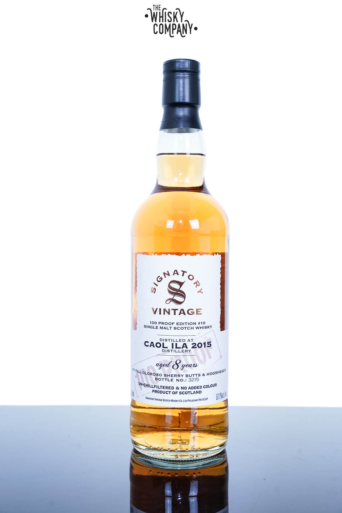 Caol Ila 2015 Aged 8 Years Single Malt Scotch Whisky – 100 Proof Collection By Signatory Vintage (700ml)