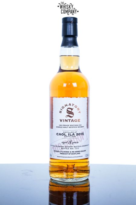 Caol Ila 2015 Aged 8 Years Single Malt Scotch Whisky - 100 Proof Collection By Signatory Vintage (700ml)