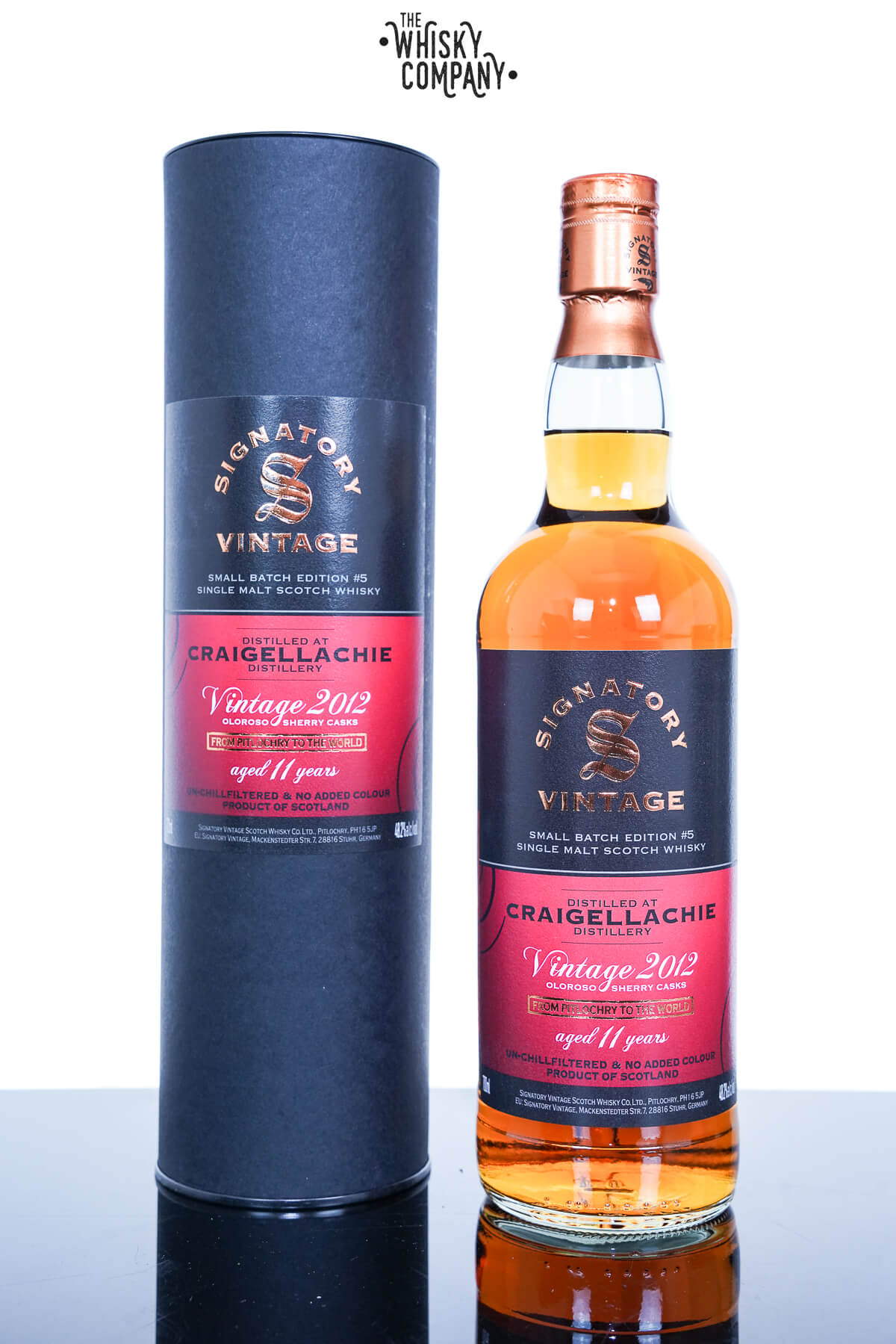 Craigellachie 2012 Aged 11 Years Single Malt Scotch Whisky – Small Batch Edition #5 Signatory Vintage (700ml)