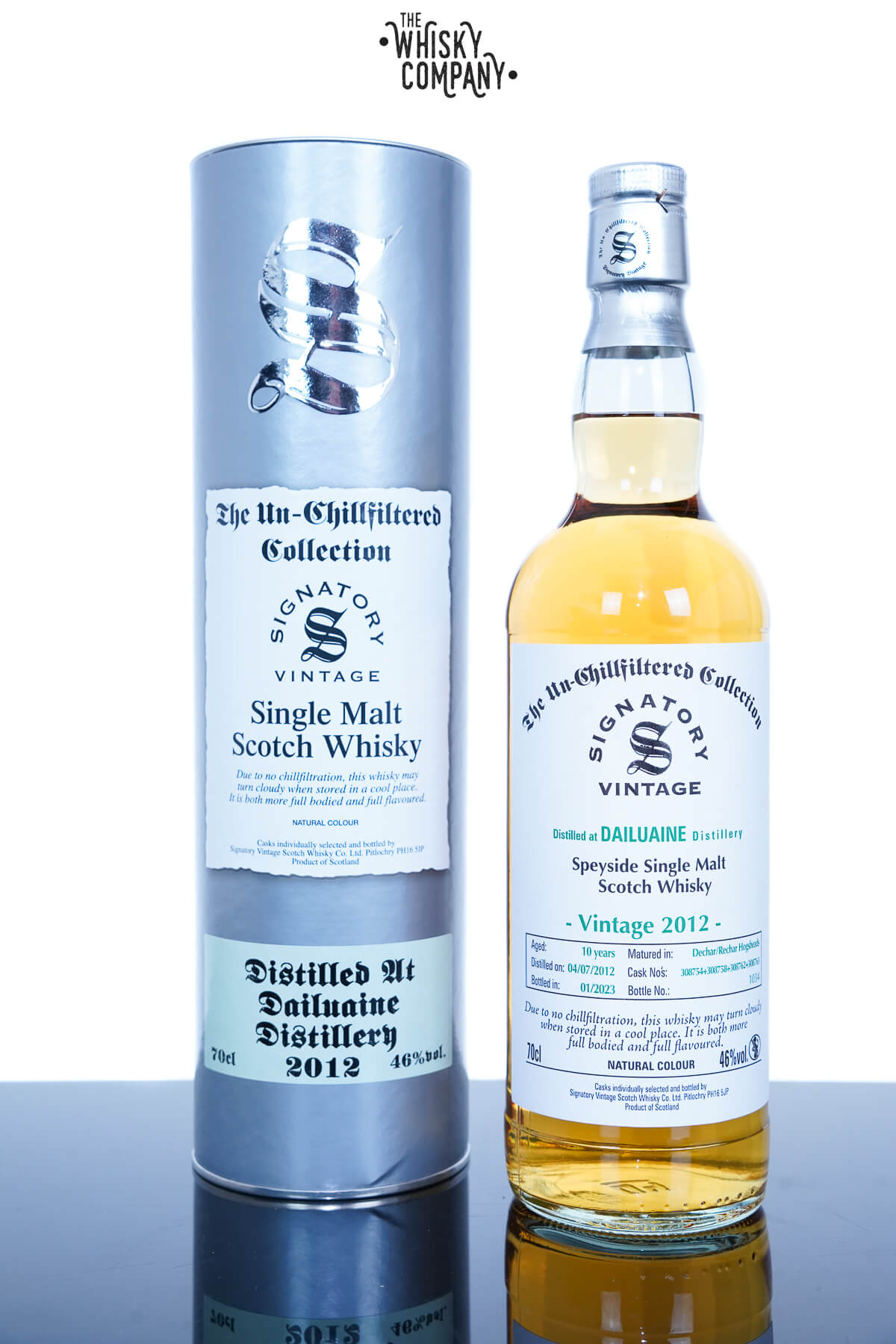 Dailuaine 2012 Aged 10 Years Single Malt Scotch Whisky – The Un-Chillfiltered Collection By Signatory Vintage (700ml)