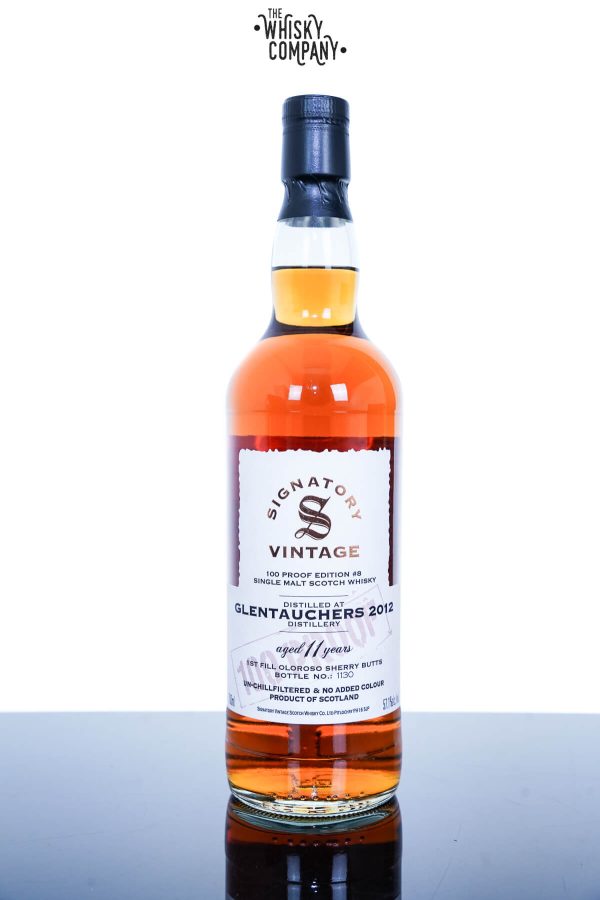 Glentauchers 2012 Aged 11 Years Speyside Single Malt Scotch Whisky - The 100 Proof Collection Signatory Vintage (700ml)