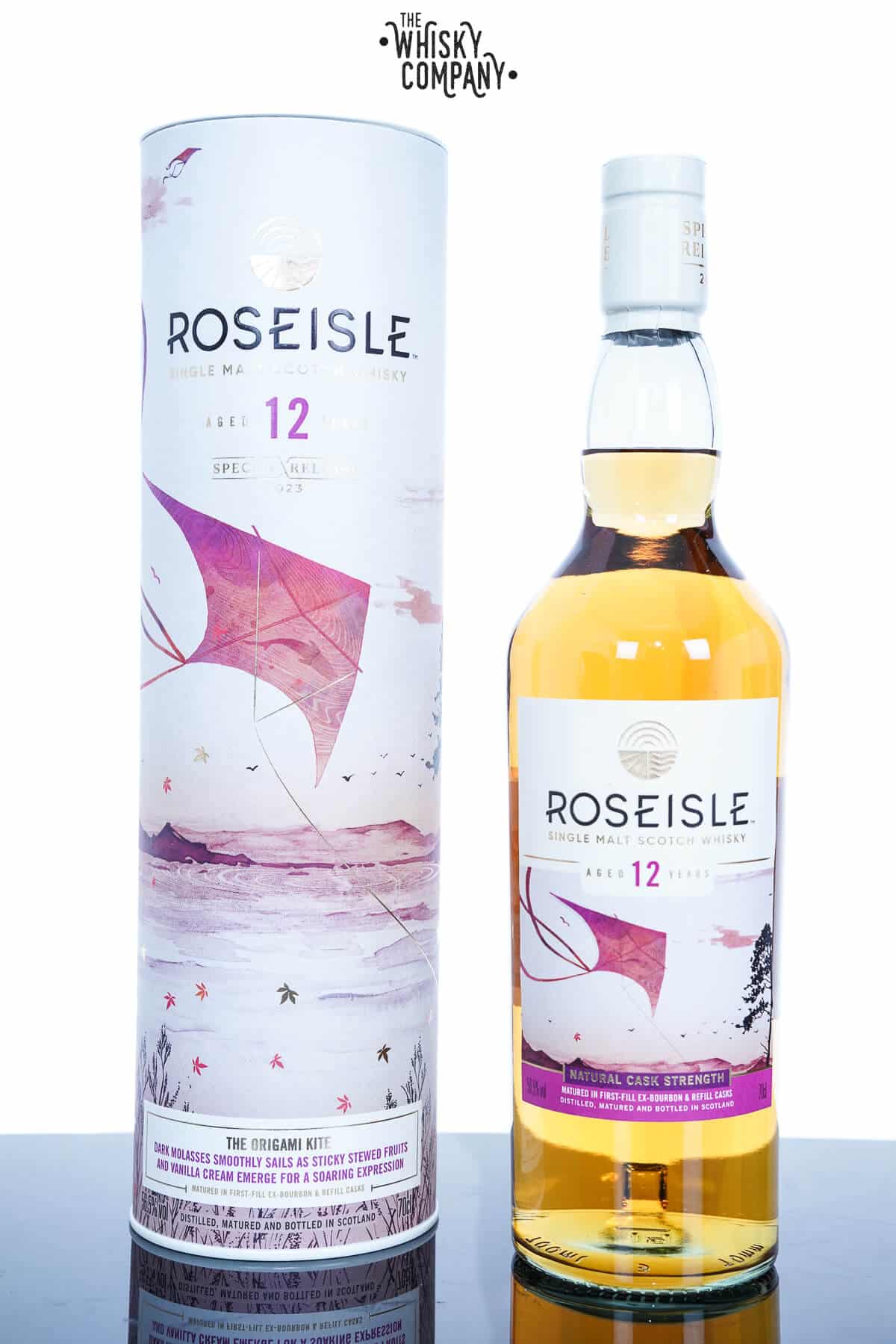 Roseisle Aged 12 Years ‘The Origami Kite’ Speyside Single Malt Scotch Whisky – 2023 Special Release (700ml)