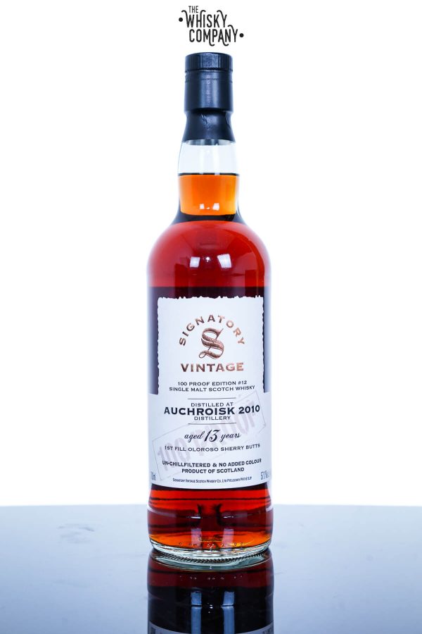 Auchroisk 2010 Aged 13 Years Single Malt Scotch Whisky - 100 Proof Collection Signatory Vintage (700ml)