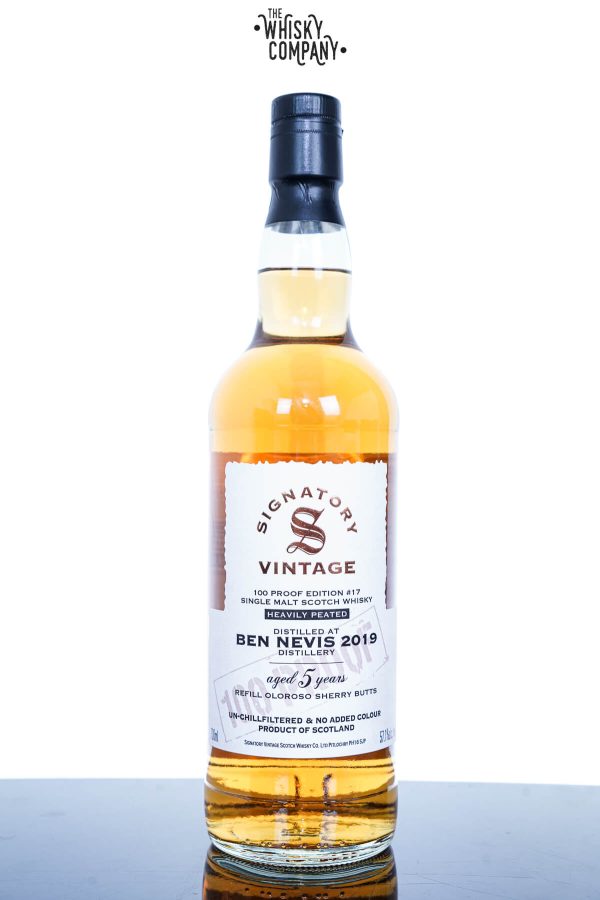 Ben Nevis 2019 Aged 5 Years Single Malt Scotch Whisky - The 100 Proof Collection By Signatory Vintage (700ml)