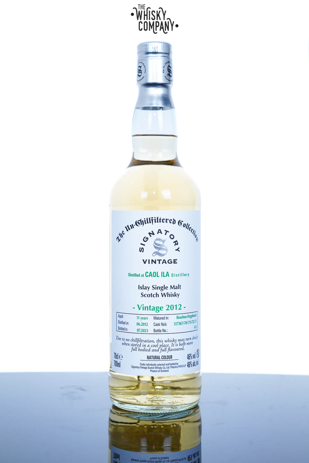 Caol Ila 2012 Aged 11 Years Single Malt Scotch Whisky – The Un-Chillfiltered Collection By Signatory Vintage (700ml)