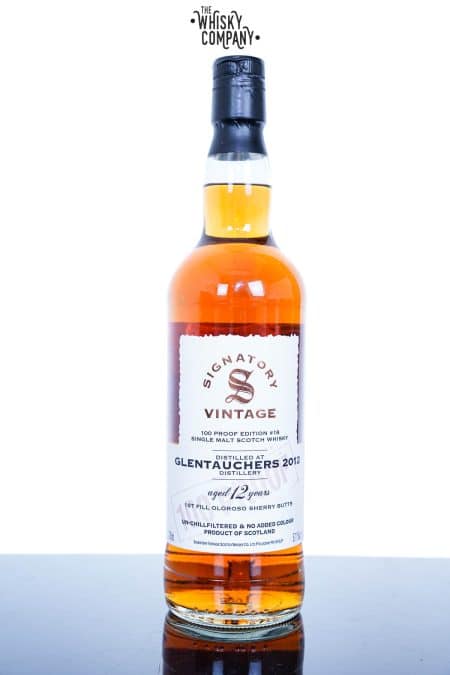 Glentauchers 2012 Aged 12 Years Speyside Single Malt Scotch Whisky - The 100 Proof Collection Signatory Vintage (700ml)