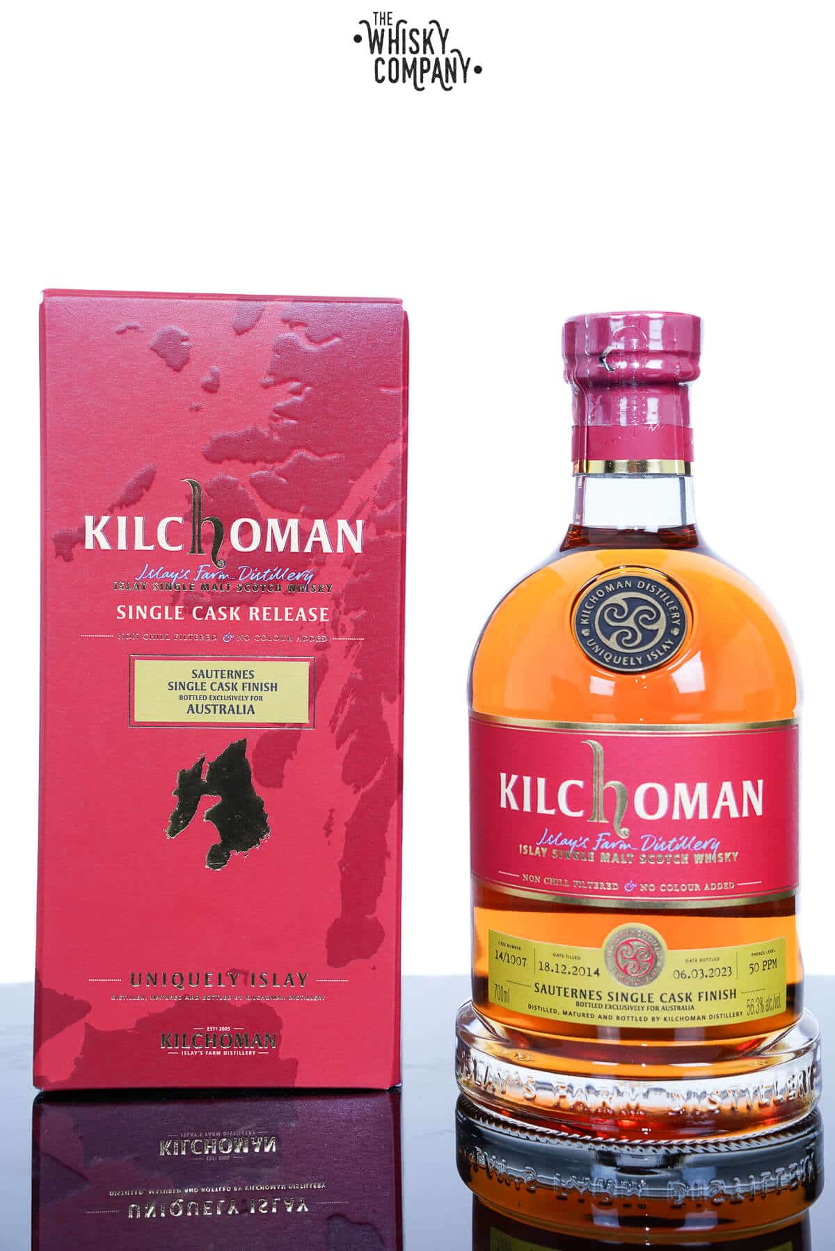 Kilchoman 8 Years Old Australian Exclusive Sauternes Cask Single Malt Scotch Whisky (700ml)
