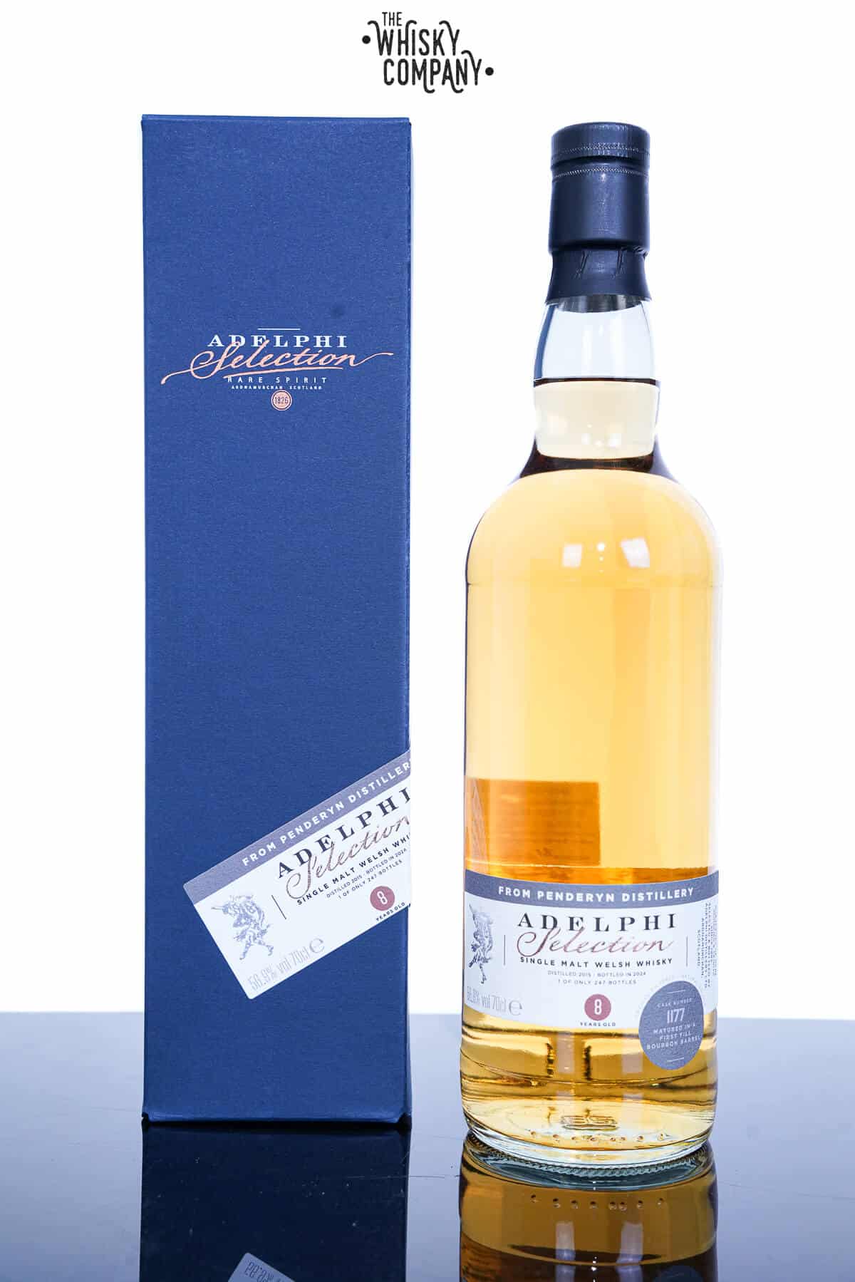 Penderyn 2015 Aged 8 Years Single Malt Whisky – Adelphi #1177 (700ml)