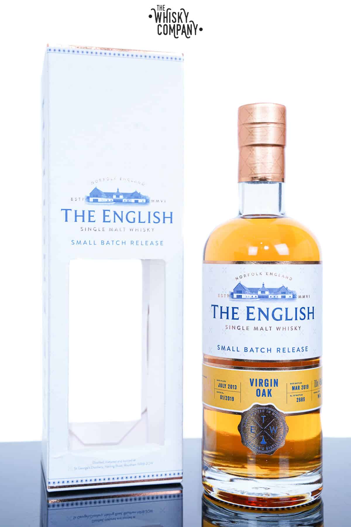 The English Distillery 2013 Small Batch Virgin Oak Single Malt Whisky (700ml)