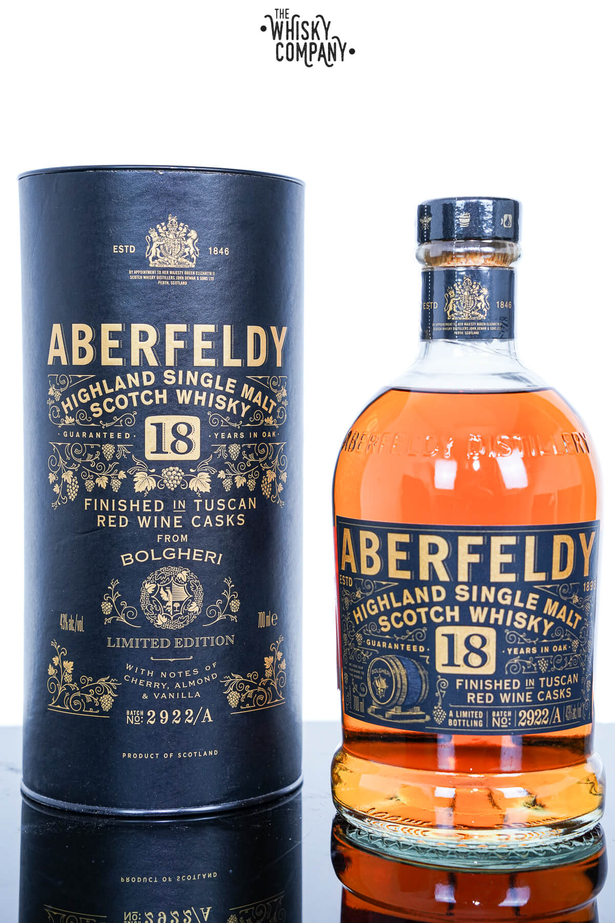 Aberfeldy 18 Years Old Bolgheri Tuscan Cask Finish Single Malt Scotch Whisky (700ml)