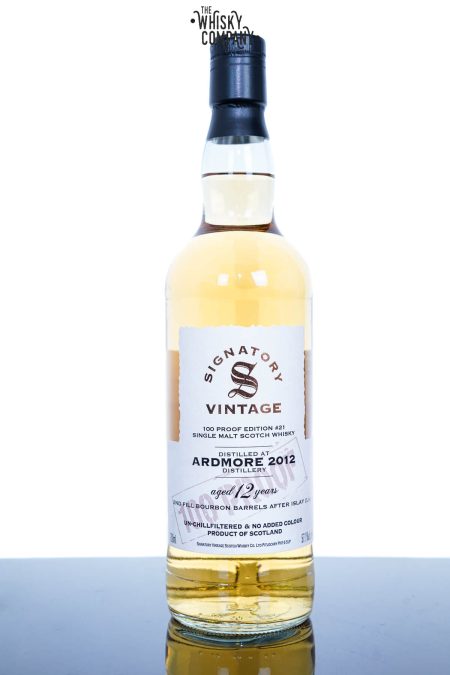 Ardmore 2012 Aged 12 Years Single Malt Scotch Whisky - 100 Proof Collection By Signatory Vintage (700ml)