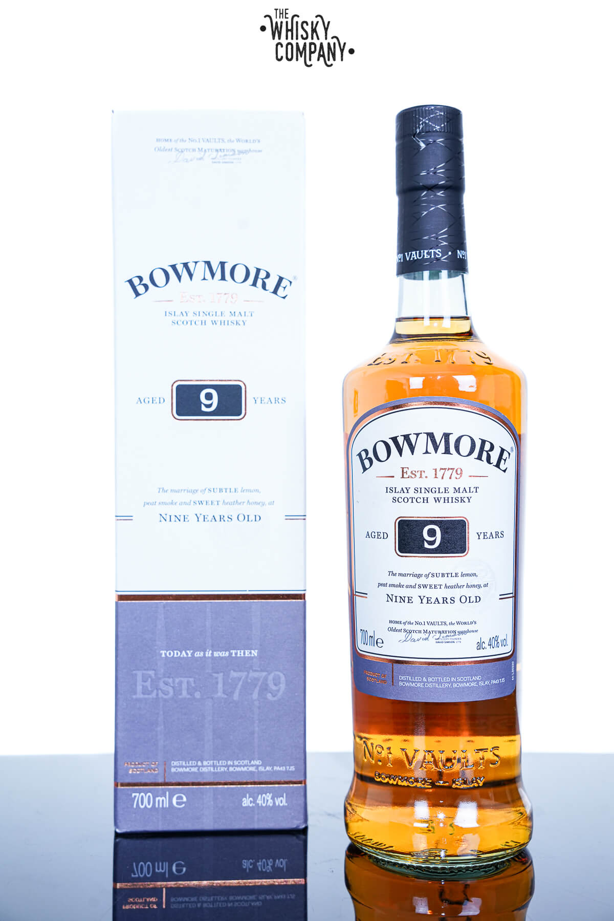 Bowmore Aged 9 Years Islay Single Malt Scotch Whisky (700ml)