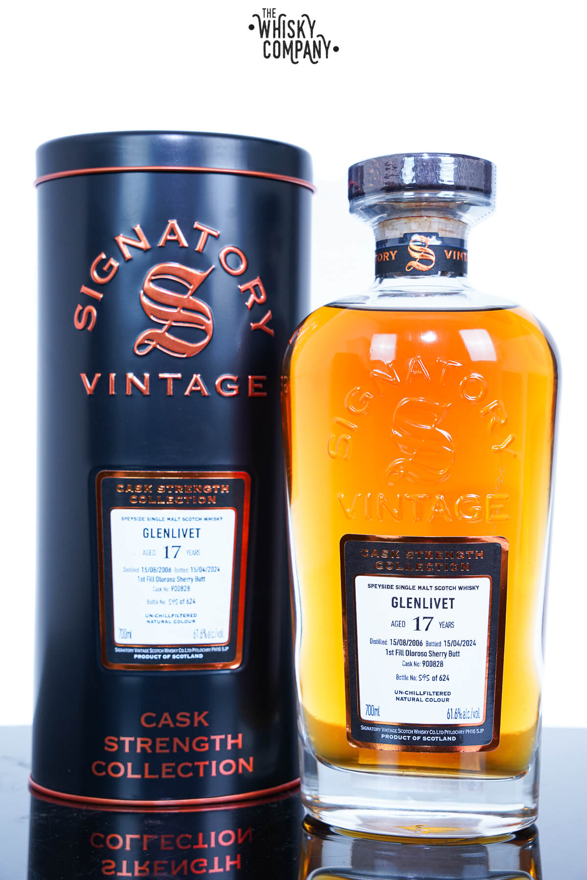 Glenlivet 2006 Aged 17 Years Single Malt Scotch Whisky – Cask Strength Collection By Signatory Vintage Cask 900828 (700ml)