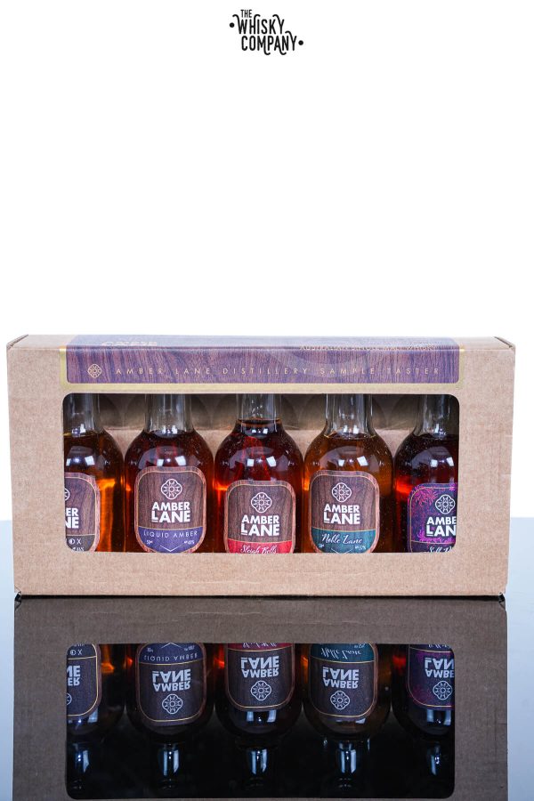 Amber Lane Distillery Sample Taster Pack Australian Single Malt Whisky (5x 50ml)