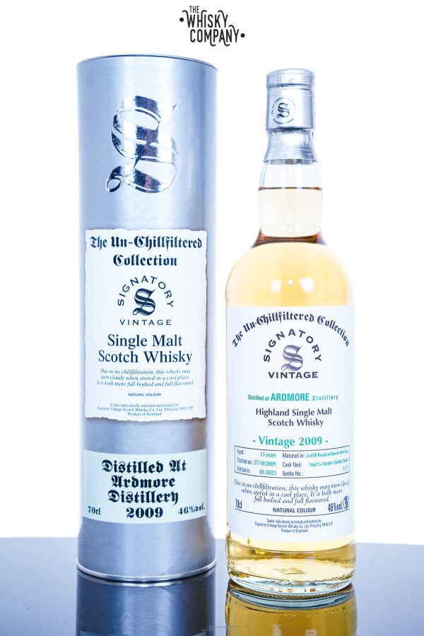 Ardmore 2009 Aged 13 Years Single Malt Scotch Whisky - Un-Chillfiltered Collection By Signatory Vintage (700ml)