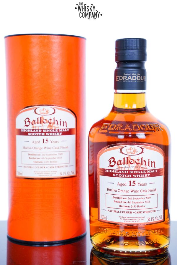Ballechin 2009 Aged 15 Years Huelva Orange Wine Cask Finish Highland Single Malt Scotch Whisky (700ml)