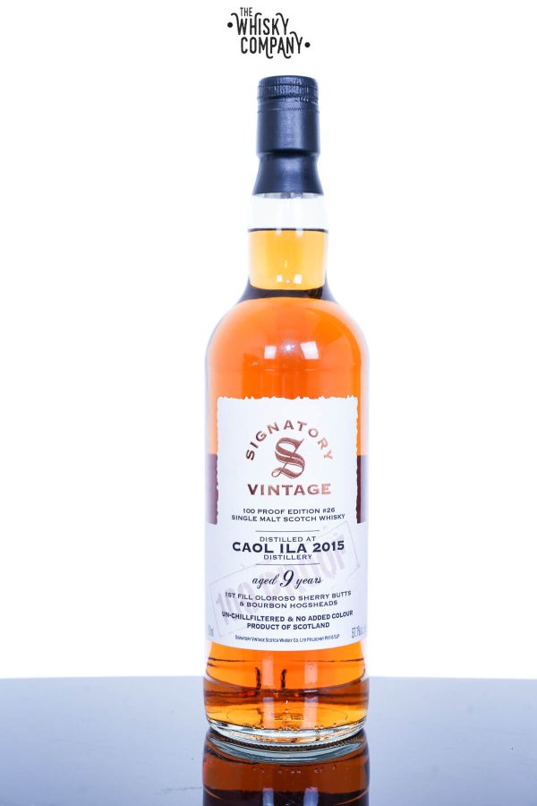 Caol Ila 2015 Aged 9 Years #26 Single Malt Scotch Whisky - 100 Proof Collection By Signatory Vintage (700ml)