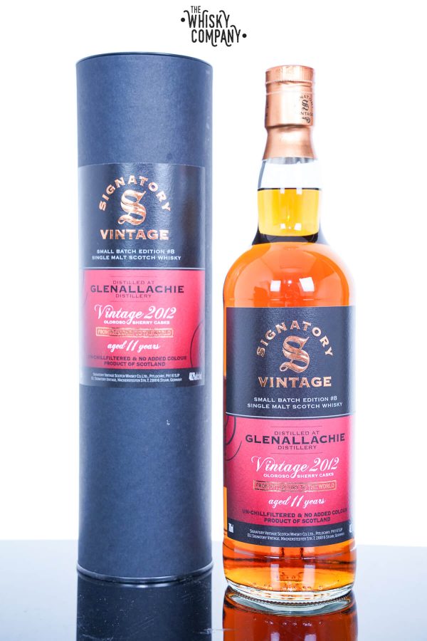 Glenallachie 2012 Aged 11 Years Speyside Single Malt Scotch Whisky - Small Batch Edition #8 Signatory Vintage (700ml)