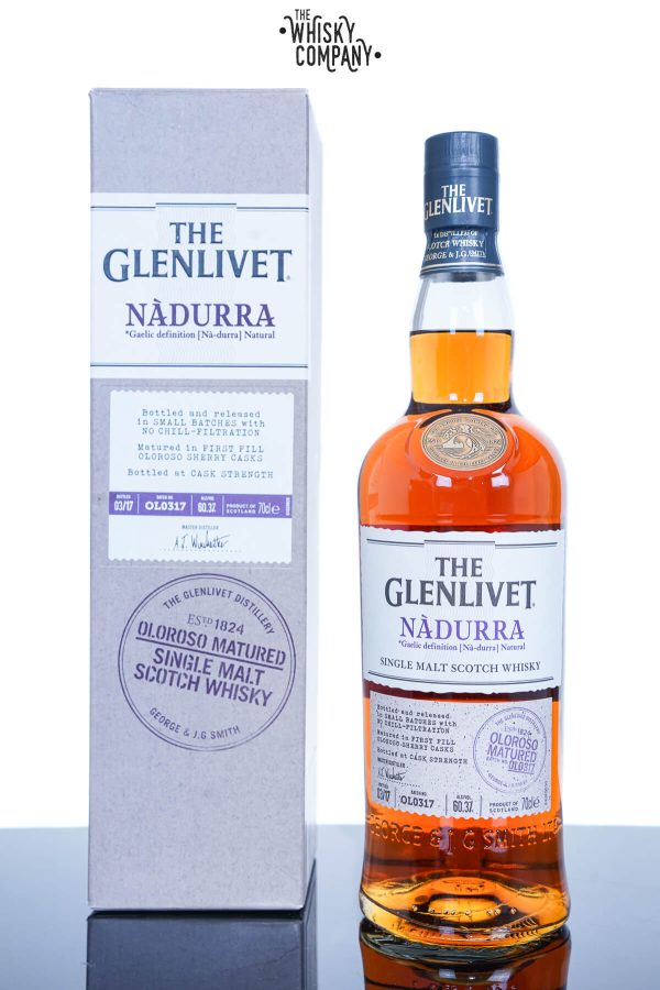 The Glenlivet Nadurra Sherry Cask Matured Speyside Single Malt Scotch Whisky - Cask #OL0317